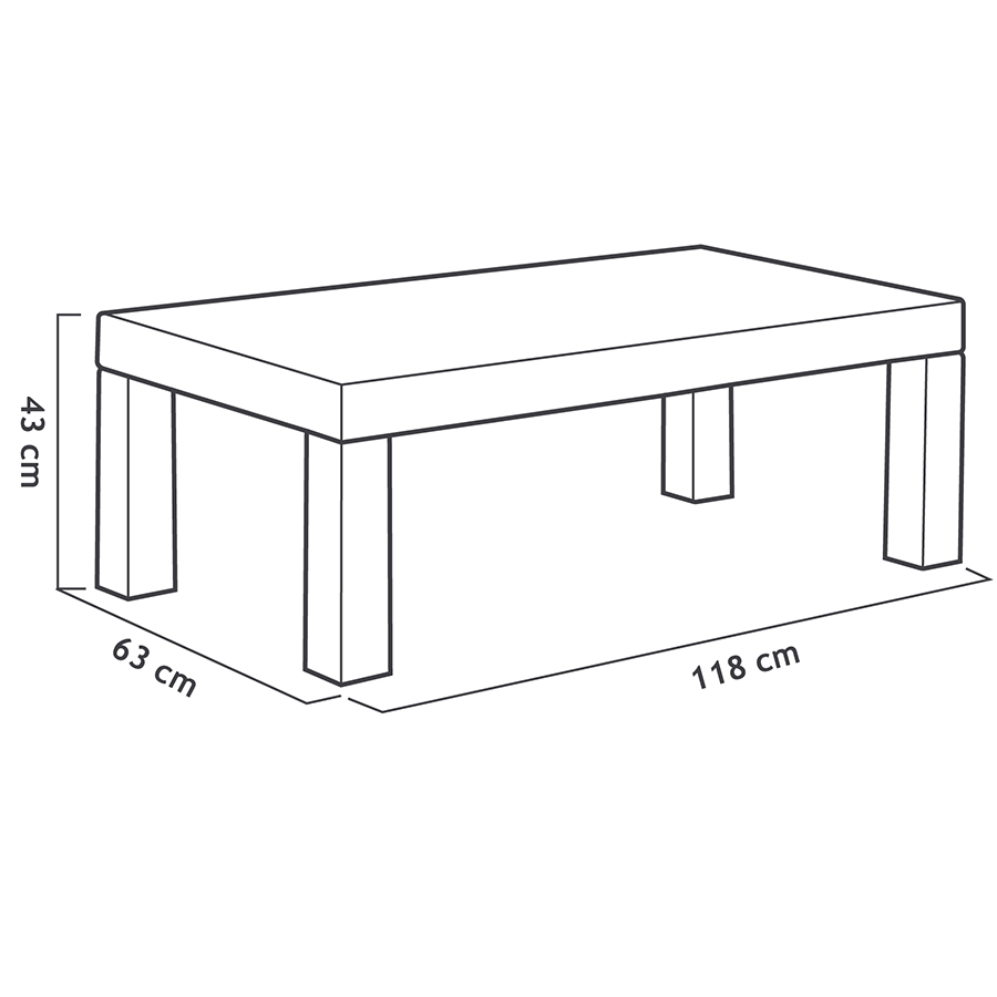 SET MUEBLE DIVA TROPEA SHAF BER55467 (1 SOFA + 2 SILLAS + 1 MESA)