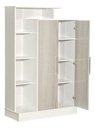 MULTIFUNCION MUEBLES MAXIMO 58005 2P BLANCO/GRIS