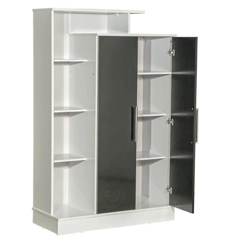 MULTIFUNCION MUEBLES MAXIMO 58001 2P BLANCO/NEGRO