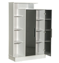 MULTIFUNCION MUEBLES MAXIMO 58001 2P BLANCO/NEGRO