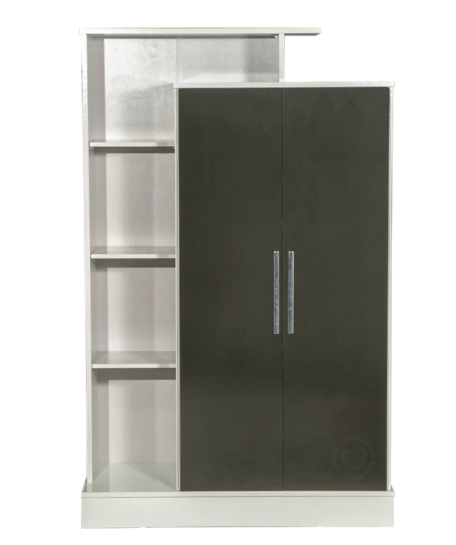 MULTIFUNCION MUEBLES MAXIMO 58001 2P BLANCO/NEGRO