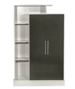 MULTIFUNCION MUEBLES MAXIMO 58001 2P BLANCO/NEGRO