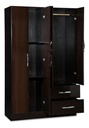 ROPERO FAMILY MUEBLES MAXIMO 64008 4P CHOCOLATE
