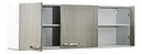 ALACENA MUEBLES MAXIMO 72125 120 GRIS/BLANCA