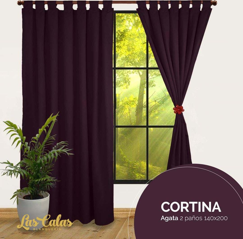 CORTINA LAS CALAS AGATA BEIGE