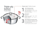 BATERIA DE COCINA TRAMONTINA ALLEGRA 3 PZ.