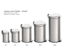 CESTO DE BASURA TRAMONTINA 94538/112 12 LT. C/PEDAL AC. INOX.