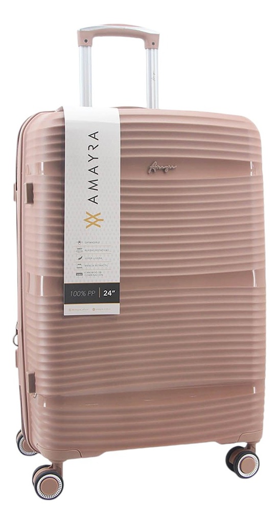 VALIJA AMAYRA 67 8004J 20" PP NUDE