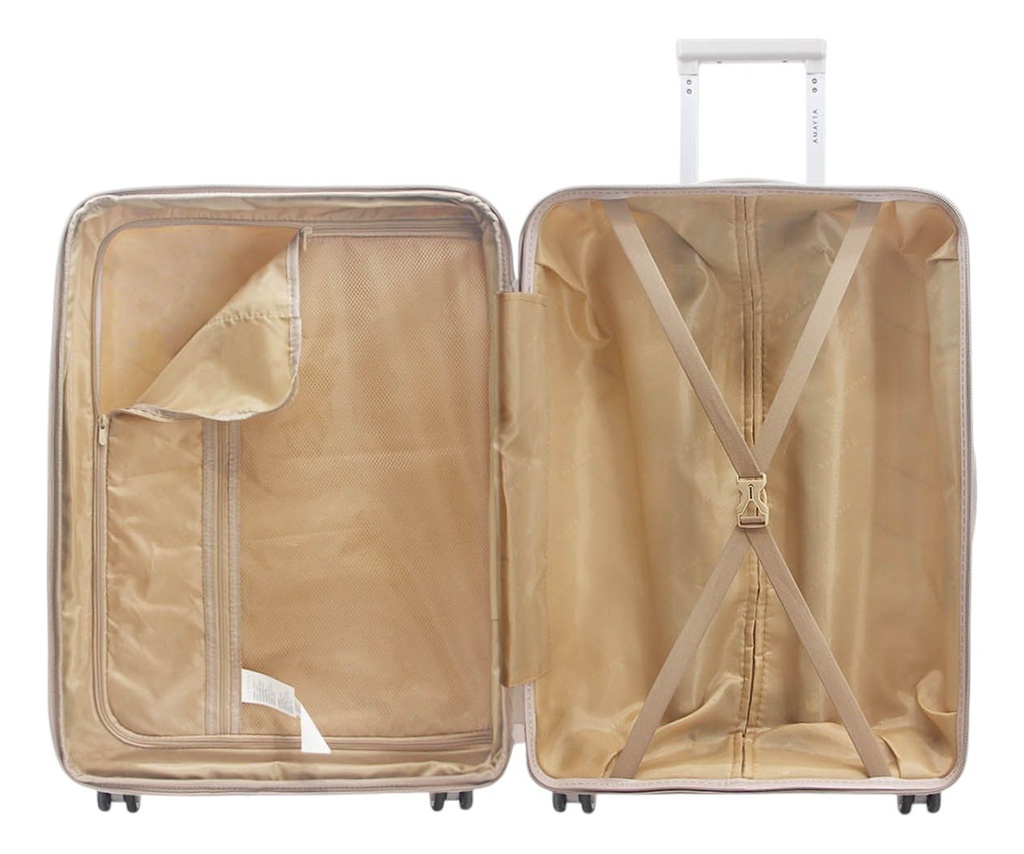 VALIJA AMAYRA 67 8004U 24" PP CAMEL
