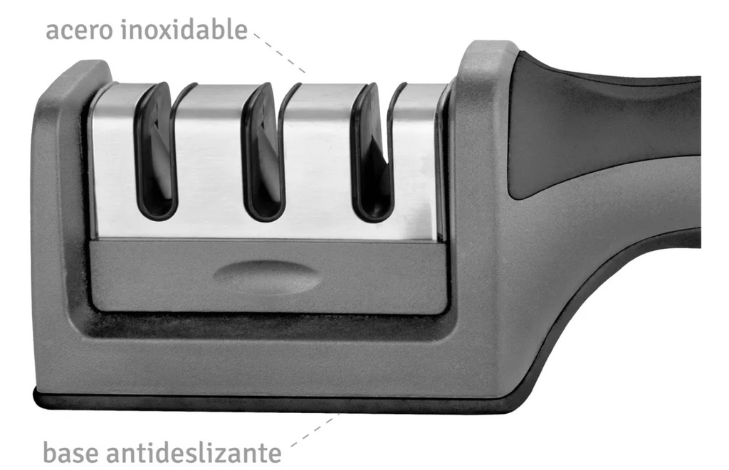 AFILADOR DE CUCHILLOS HUDSON TO14 3 PASOS