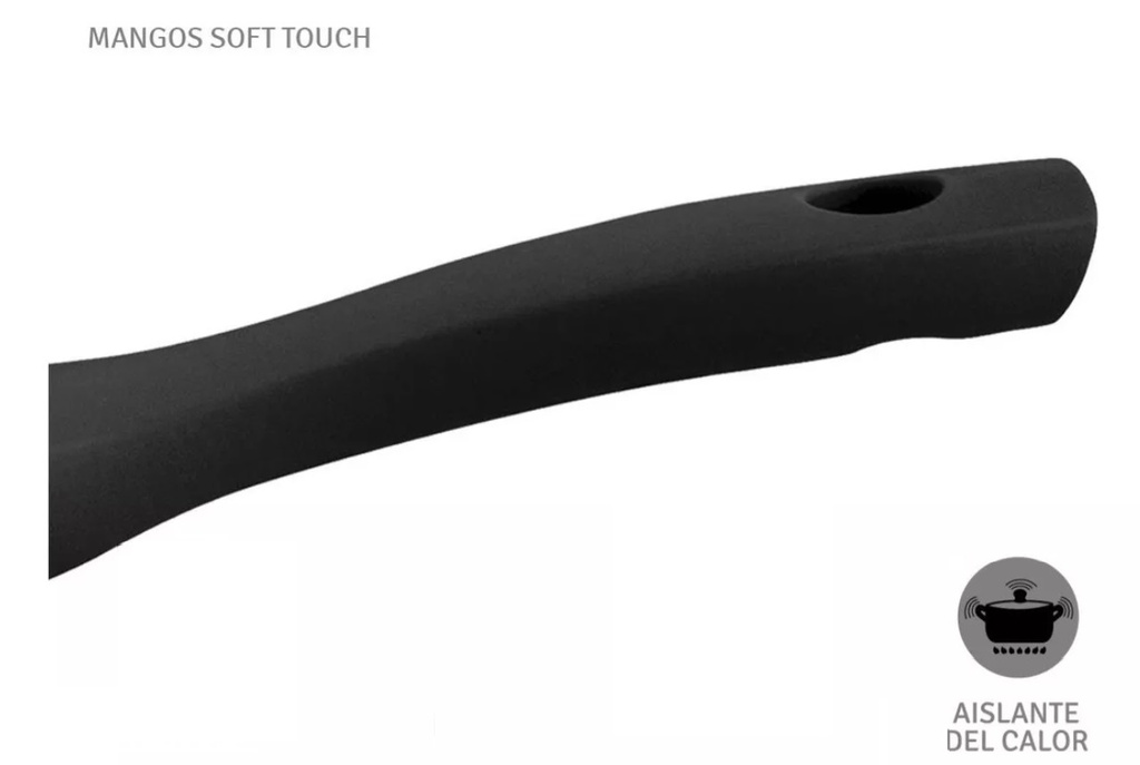 SARTEN HUDSON GHW1124SF DE ALUMINIO C/ANTHIADERENTE 24 CM