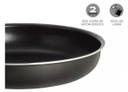 SARTEN HUDSON GHW1124SF DE ALUMINIO C/ANTHIADERENTE 24 CM