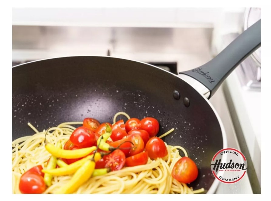 SARTEN HUDSON GHW1124SF DE ALUMINIO C/ANTHIADERENTE 24 CM
