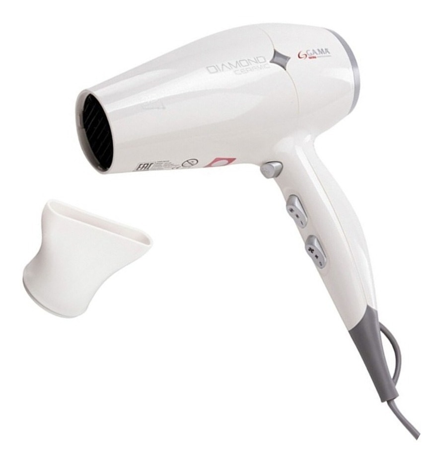 Secador De Pelo Gama Diamond Ceramic 2300w Nano Silver