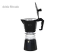 CAFETERA HUDSON M011 DE ALUMINIO TOTAL BLACK ITALIANA INDUCCIÓN 9 TAZAS
