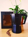 CAFETERA HUDSON M011 DE ALUMINIO TOTAL BLACK ITALIANA INDUCCIÓN 9 TAZAS