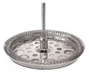 CAFETERA HUDSON FR08 VIDRIO Y AC INOX C/EMBOLO 800ML NEGRA