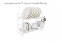 ESCURRIDOR DE PLATOS HUDSON CHICO BL 2 PISOS SP15