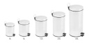 Cesto De Basura Tramontina 94538/105 5 Lt. C/pedal Ac. Inox.
