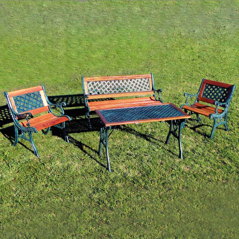 COMBO MESA Y BANCOS MUEBLES LOBOS ESTERILLA