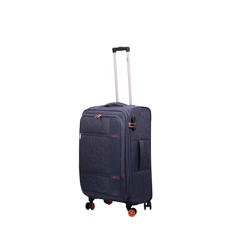 VALIJA ELF 3590 20" AZUL 4 RUEDAS DOBLES