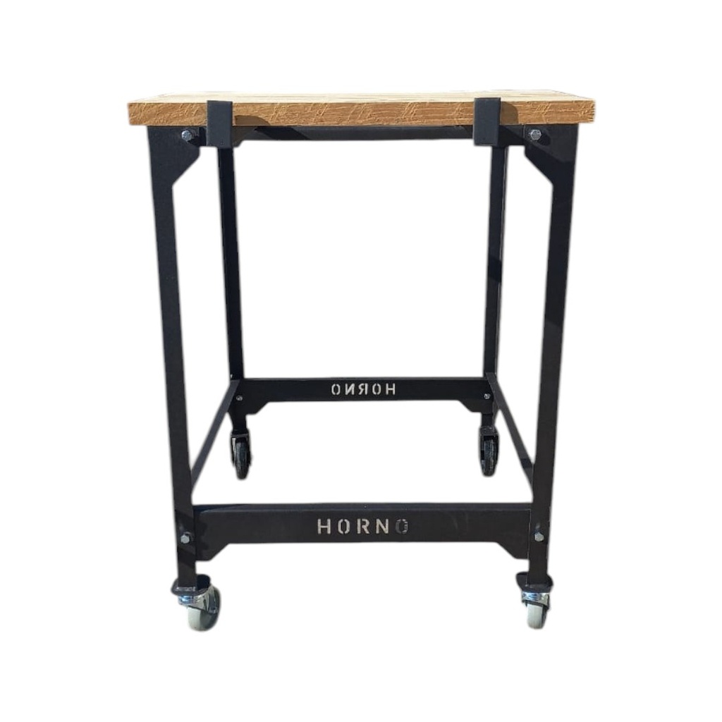 MESA P/HORNO LEPEN 500304 FAMILIAR C/RUEDAS Y TABLA