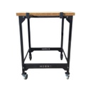 MESA P/HORNO LEPEN 500303 GOURMET C/RUEDAS Y TABLA