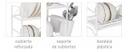Escurridor De Platos Hudson Sp15 Chico 2 Pisos Blanco
