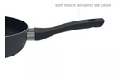 SARTEN HUDSON GHW1132SF DE ALUMINIO C/ANTIADHERENTE PROFUNDA 24CM NEGRA