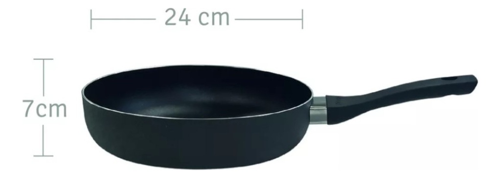 Sarten Hudson Ghw1132sf De Aluminio C/antiad. Profunda 24cm
