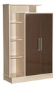 MULTIFUNCION MUEBLES MAXIMO 58004 2P CHOCOLATE-MAPLE