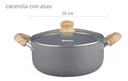 Cacerola Hudson Gra05 De Aluminio C/antiad. Granito 20cm