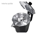 Cafetera Hudson M011 De Aluminio Total Black Italiana 9tazas