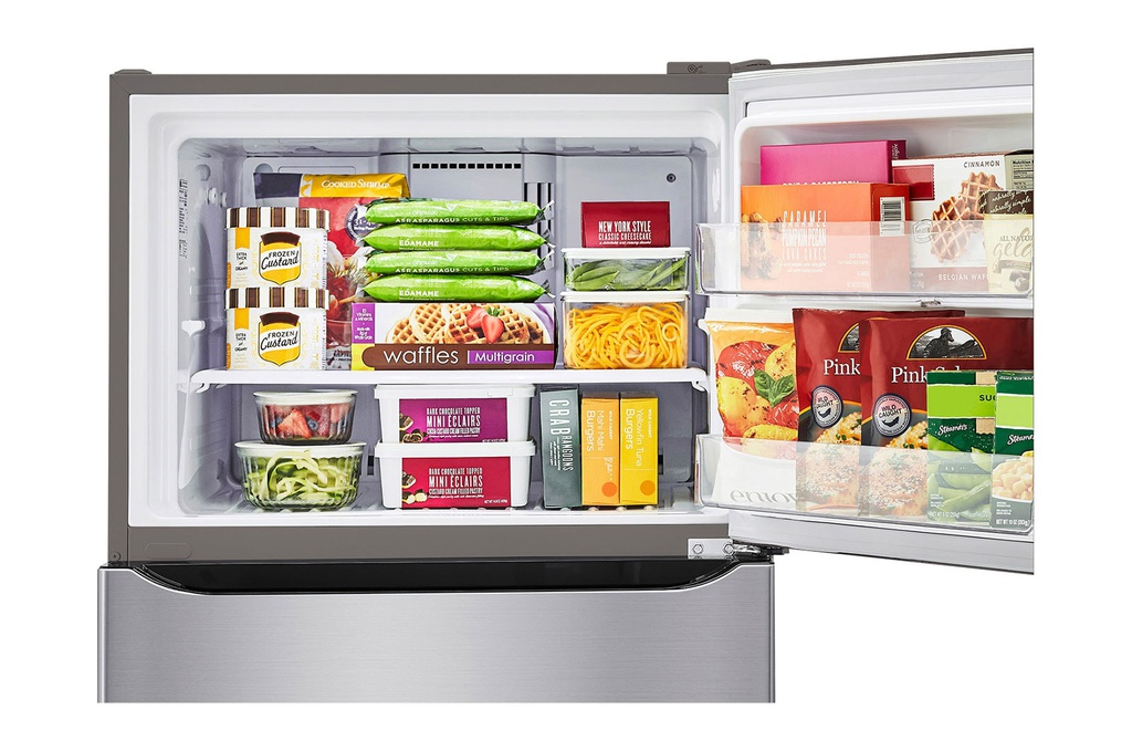 HELADERA LG GT57BPSX C/FREEZER SUP. 553 LT INVERTER AC. INOX.