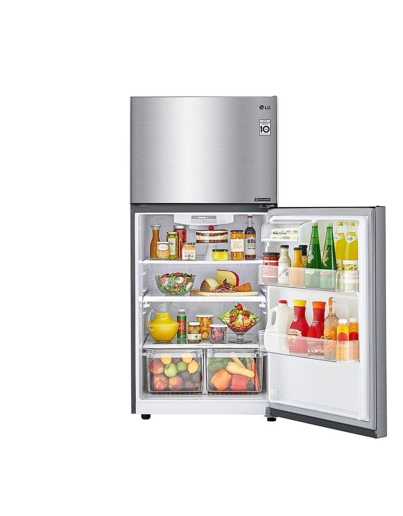 HELADERA LG GT57BPSX C/FREEZER SUP. 553 LT INVERTER AC. INOX.