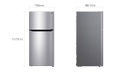 HELADERA LG GT57BPSX C/FREEZER SUP. 553 LT INVERTER AC. INOX.
