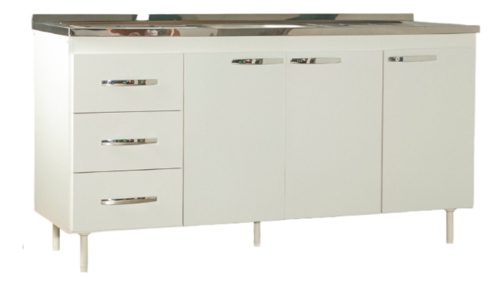 Bajo Mesada Muebles Maximo 72260 160 Blanca