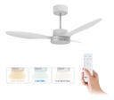 Ventilador De Techo Indelplas Ivt47  01p Blanco Con Plafon