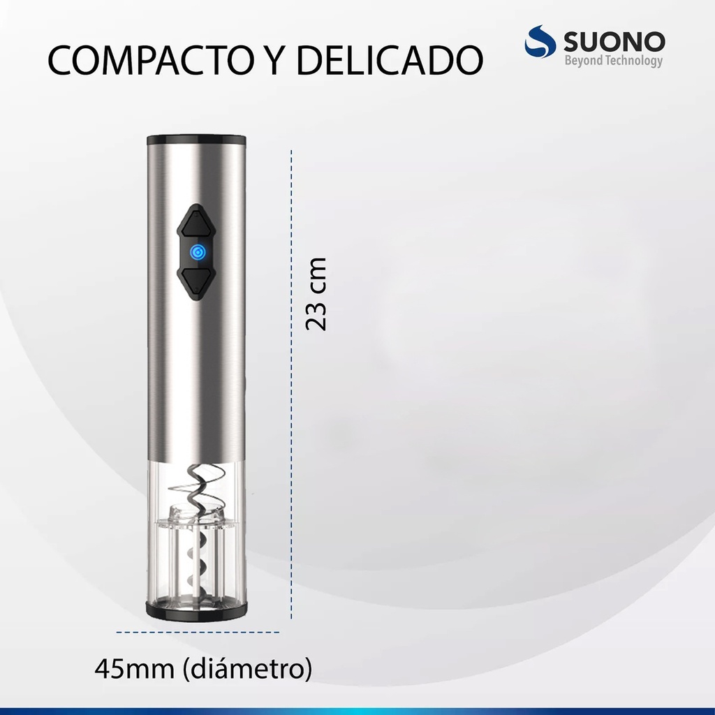 Sacacorcho Electrico Suono Hog0058 C/bateria