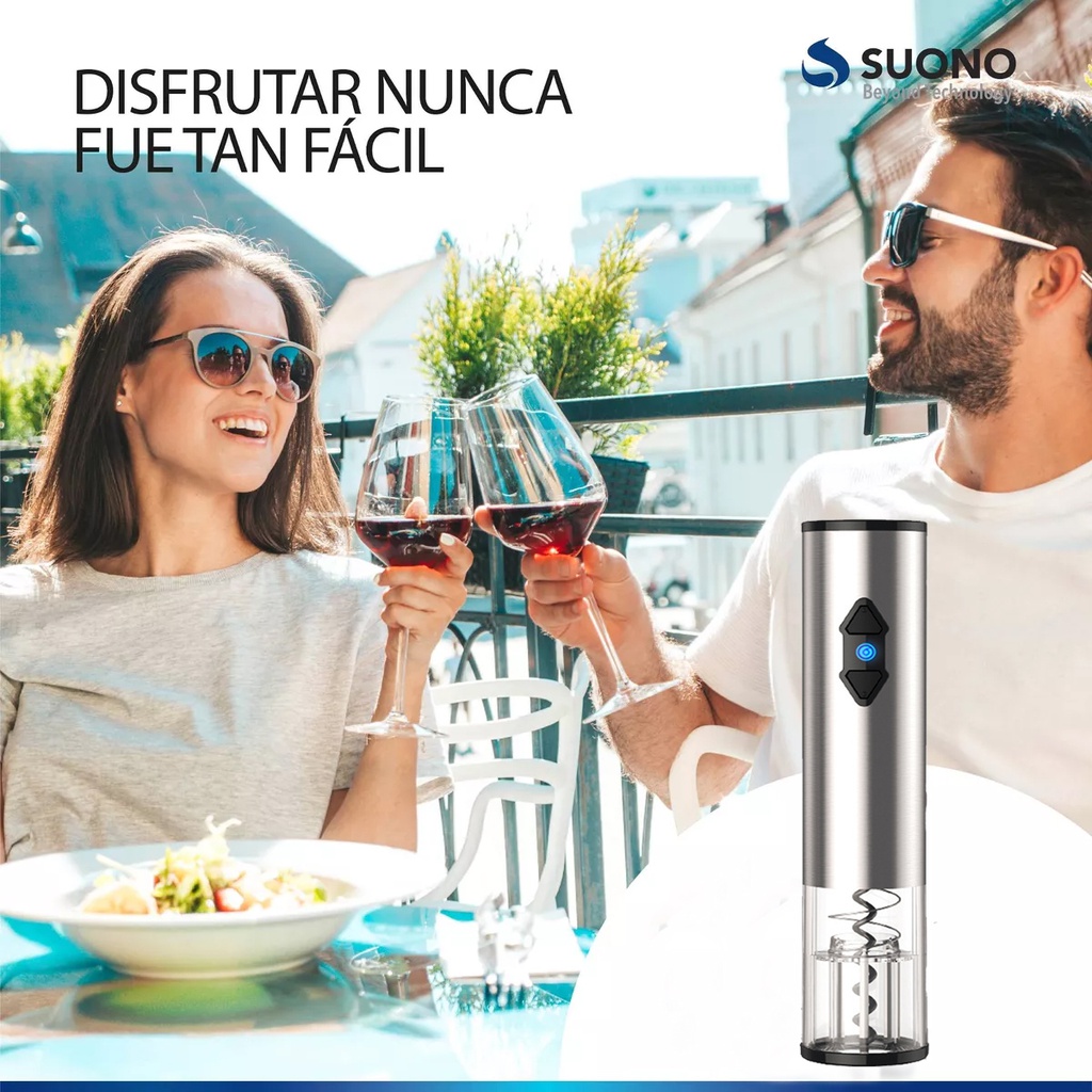 Sacacorcho Electrico Suono Hog0058 C/bateria