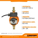 Electrobomba Lusqtoff Presurizadora 0.13 Hp - Lps15-8.5z