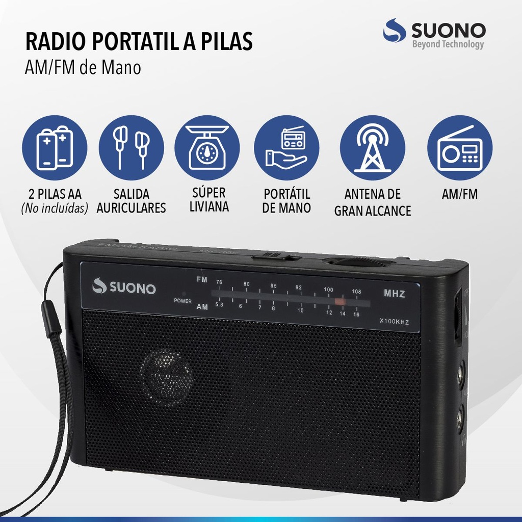 RADIO AM/FM SUONO AYV0265 VINTAGE COMPACTA