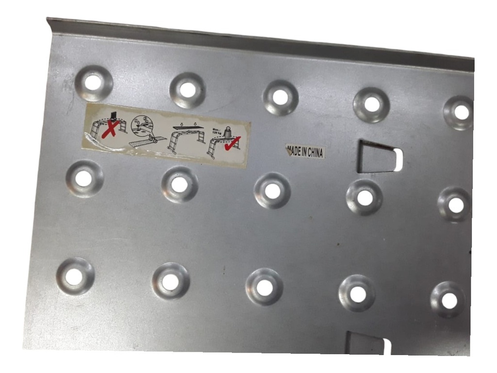 Plataforma P/esc. Aluminio 16 Peldaños