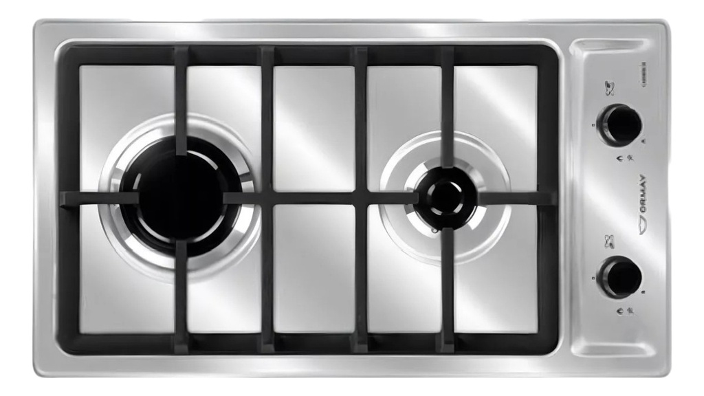 Anafe Ormay Top Gourmet Carmin Ix - 2 Hornallas