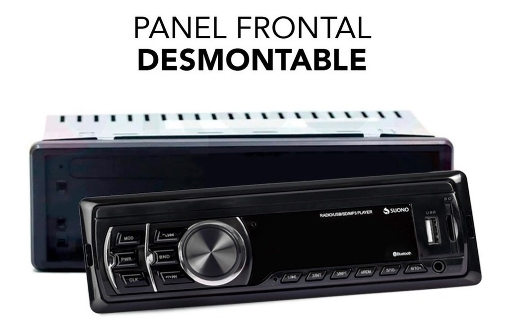 Autoestereo Suono Inf0002 Bluetooth Mp3 Usb