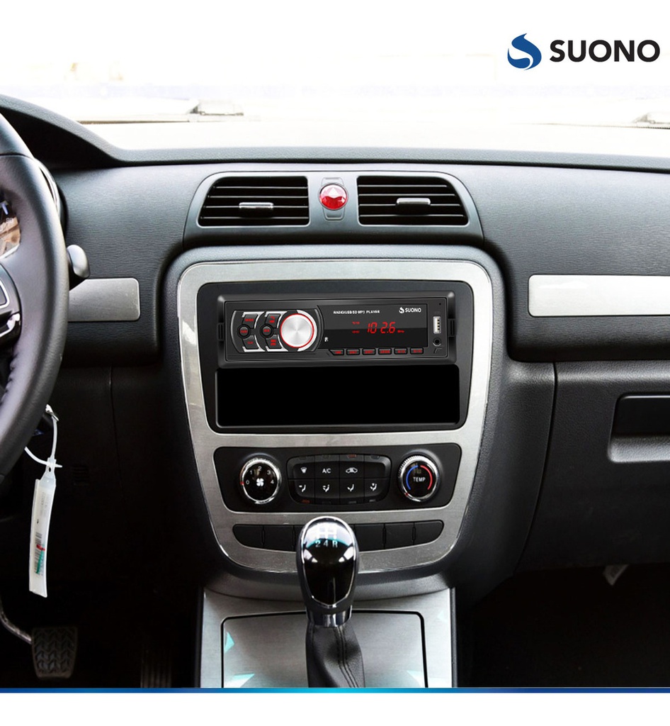 Autoestereo Suono Inf0001 Micro Sd Mp3 Usb Radio