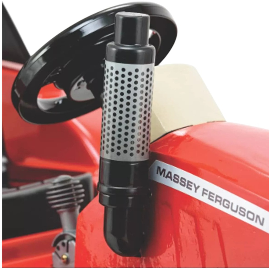 TRACTOR 12V BIEMME N°338 BIG MASSEY FERGUSON C/REMOLQUE