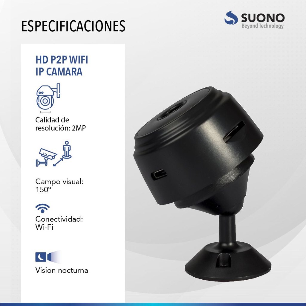 CAMARA SUONO MINI ESPIA AYV0214 WIFI