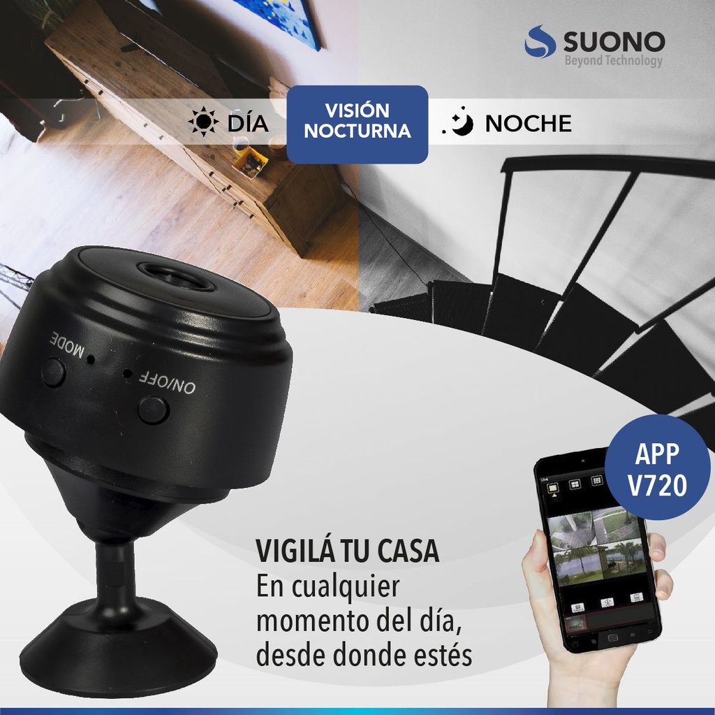 CAMARA SUONO MINI ESPIA AYV0214 WIFI