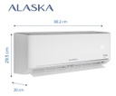 AIRE ACONDICIONADO INVERTER ALASKA ASI35WCGT 3500W